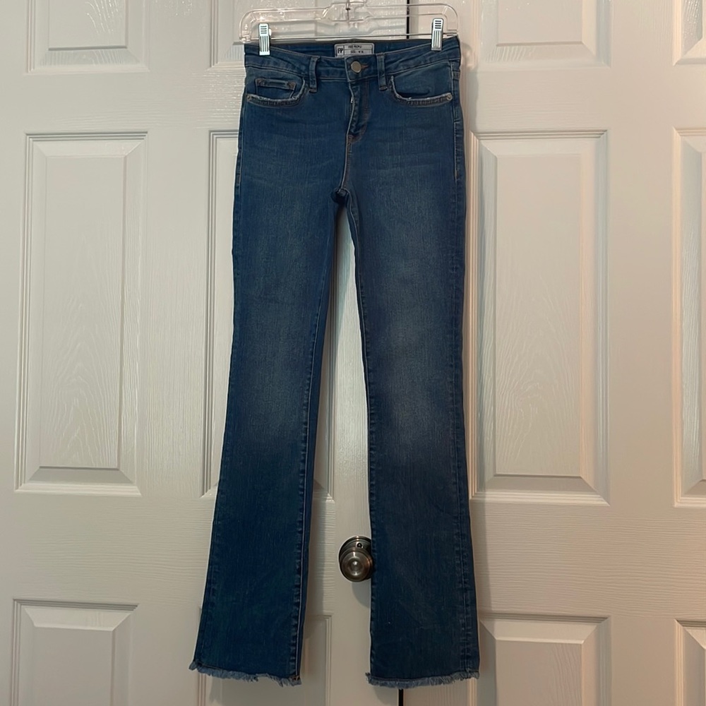 Free People Baby Bootcut Low Rise Jeans